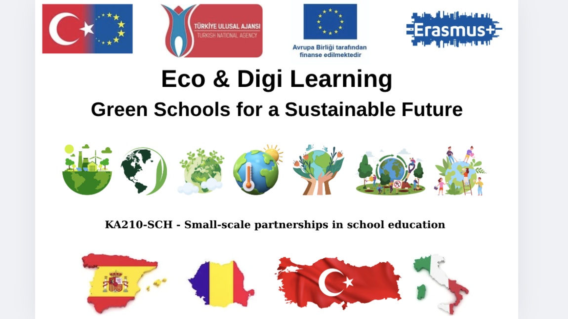 Eco & Digi Learning: Green Schools for a Sustainable Future Logo Tasarım Yarışması